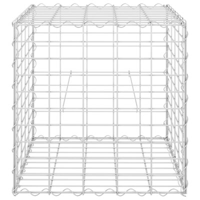 vidaXL Gabion høybed kubeformet ståltråd 50x50x50 cm