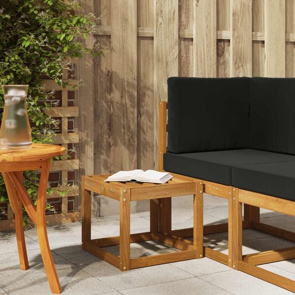 vidaXL Krakkbenk Naturlig 43 x 43 x 37 cm Solid akasietre