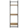 vidaXL Vegghyllesett 6 pcs Artisan Eik 100 x 25 x 30 cm Konstruert tre