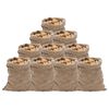 vidaXL Jutesekker 10 stk 60x105 cm 100% jute 220 gsm
