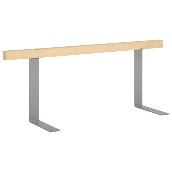 vidaXL Ryggstøtter for pallesofa 2 stk 110/70 cm heltre furu