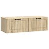 vidaXL Vegghengt TV skap Sonoma eik 98 x 41 x 30 cm Konstruert tre