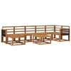 vidaXL Utend&oslash;rs sofa-sett 8 pcs Naturlig Solid akasietre
