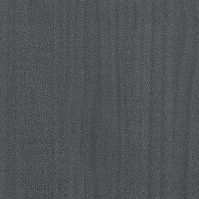 vidaXL Nattbord grå 40x31x40 cm heltre furu