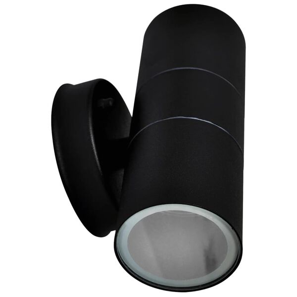 vidaXL Utendørs vegglampe 2 stk rustfritt stål opp/ned