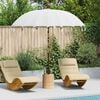 vidaXL Balinesisk Parasol Krem 215 x 215 x 260 cm
