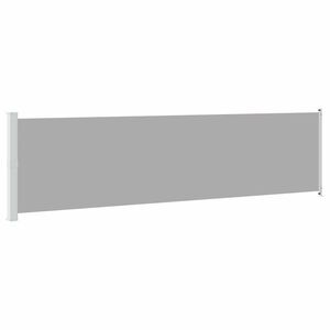 vidaXL Uttrekkbar sidemarkise 614x160 cm gr&aring;