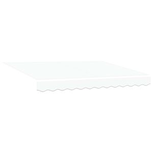 vidaXL Uttrekkbar markise Hvit 300 x 250 x 165 cm Stoff og Metall