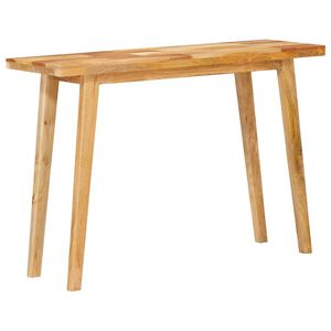 vidaXL Spisebord Naturlig 100 x 35 x 75 cm Massiv mango tre