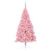 vidaXL Kunstig Forh&aring;ndsopplyst Juletre med 300 LED Rosa 180 cm PVC