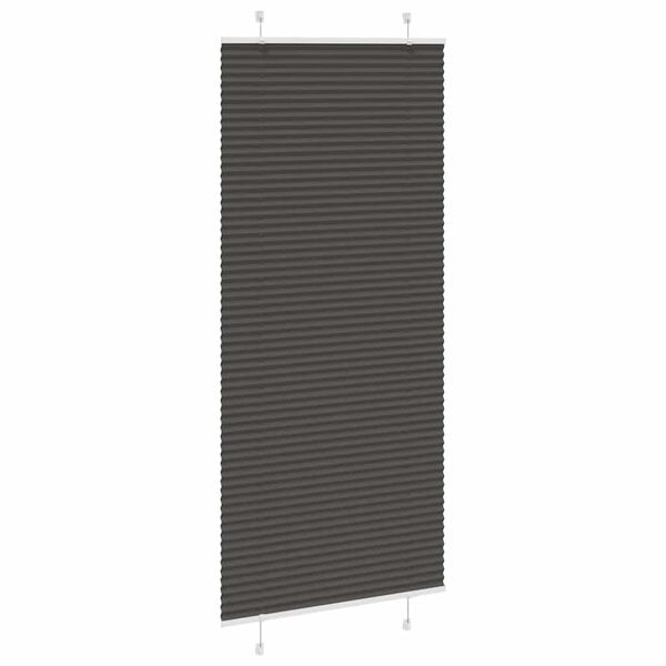 vidaXL pliss&eacute;gardin sort 95x200 cm Stoff Bredde 94,4 cm Polyester