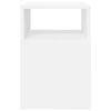 vidaXL Avlastningsbord Hvit 30,5 x 30 x 45 cm Konstruert tre