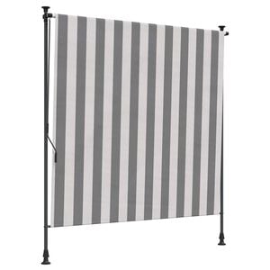 vidaXL Utend&oslash;rs Rullegardin Antrasitt og Hvit 120 x 270 cm