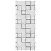 vidaXL Dusjrullgardin 90x240 cm Stoff Bredde 86 cm