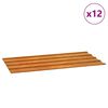 vidaXL Takplater 12 stk rust 80x44 cm cortenst&aring;l
