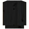 vidaXL TV-benk svart 80x35x40,5 cm heltre furu