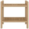 vidaXL Sidebord til baderom 60x30x45 cm heltre teak