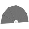 vidaXL Balkong privat skjerm &Oslash; 320 cm Polyester Lysegr&aring;