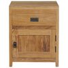vidaXL Nattbord massiv teak 40x30x50 cm