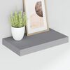 vidaXL Flytende vegghyller 2 stk gr&aring; 40x23x3,8 cm MDF
