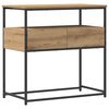 vidaXL Konsollbord Artisan Eik 75 x 40 x 75 cm Konstruert tre