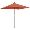 vidaXL Hageparasoll med trestang terrakotta 198x198x231 cm