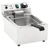 vidaXL Elektrisk frityrkoker rustfritt st&aring;l 10 L 3000 W