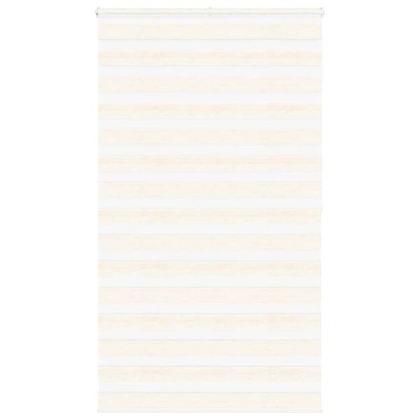 vidaXL Sebragardin marmor beige stoff bredde 125,9 cm polyester