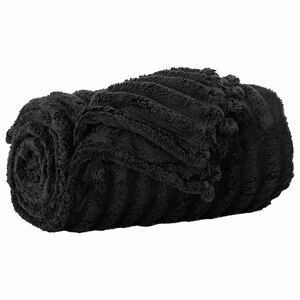 vidaXL Teppe Svart 240 x 220 cm 1.36 kg Fleece