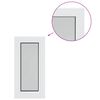 vidaXL Kjeller Vindu RISOR 30 x 70 cm PVC og glass