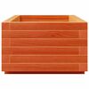 vidaXL Plantekasse voksbrun 90x40x49,5 cm heltre furu