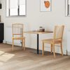 vidaXL Spisestoler 2 pcs Naturlig 50 x 52,5 x 91 cm Solid Gummitre