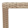 vidaXL Hagebord beige 190x90x75 cm polyrotting akasie