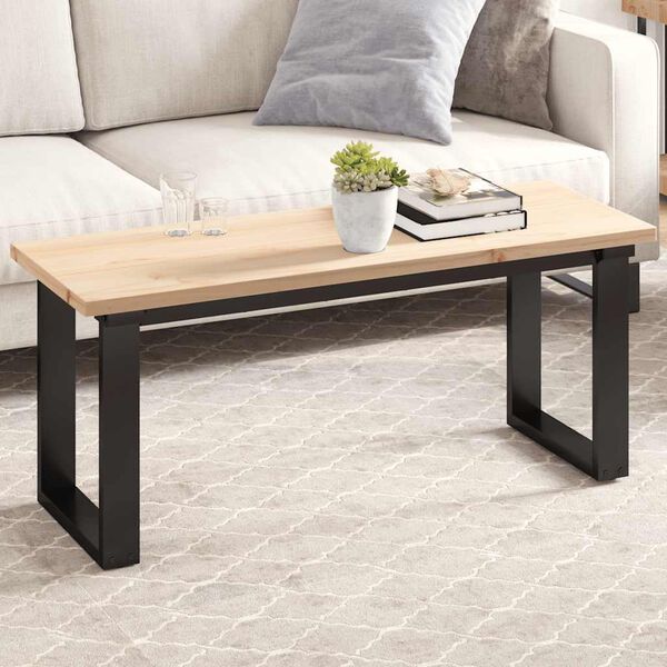 vidaXL Bordplate 110x40x2,5 cm rektangul&aelig;r heltre akasie