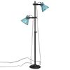 vidaXL Vegglampe 25 W denimbl&aring; 25x25x90/140 cm E27