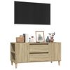 vidaXL TV-benk sonoma eik 102x44,5x50 cm konstruert tre