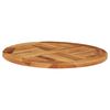vidaXL Roterende bordplate heltre teak