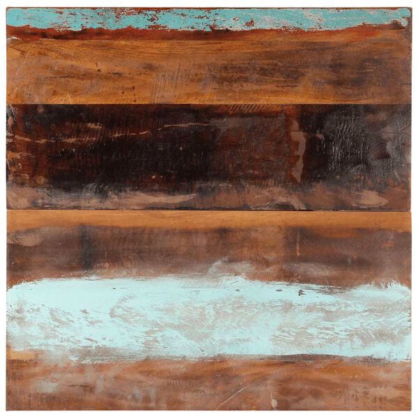 vidaXL Firkantet bordplate 80x80 cm 25-27 mm gjenvunnet heltre