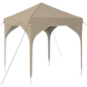 vidaXL Pop-up Festtelt 194 x 194 x 245 cm Krem