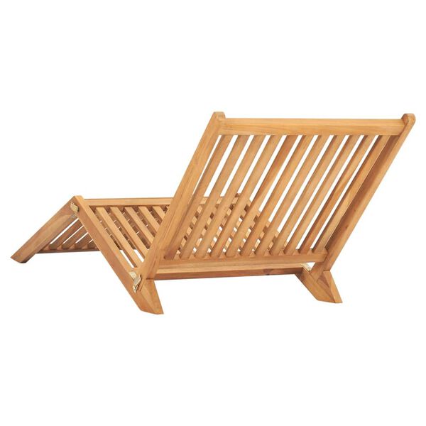vidaXL Solseng heltre teak