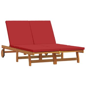 vidaXL Solstol Brun 125 x 200 x 84 cm Solid akasietre