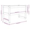 vidaXL Plantekasse honningbrun 78x40x52 cm heltre furu
