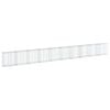 vidaXL Gabionkurv med deksel 1000x50x100 cm galvanisert jern