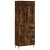 vidaXL Highboard r&oslash;kt eik 69,5x34x180 cm konstruert tre