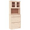 vidaXL Highboard ALTA 77x35x188 cm heltre furu