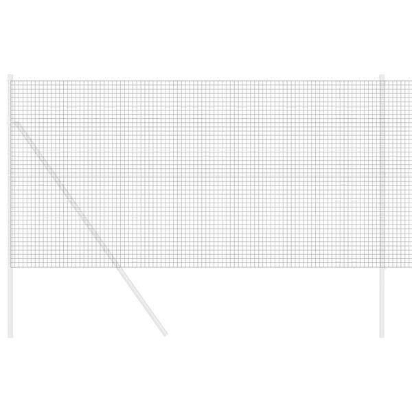 vidaXL Sveist trådgjerde Grå 1.2 x 25 m Stål