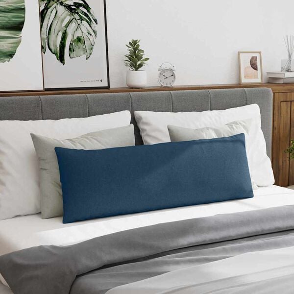 vidaXL Sofaputer 2 pcs Bl&aring; 120 x 40 cm stoff