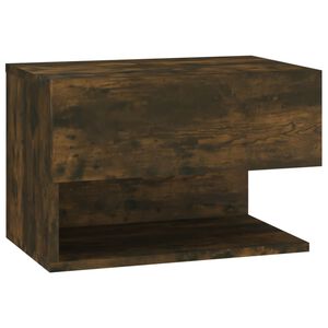 vidaXL Veggmontert nattbord sonoma oak