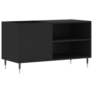vidaXL Hifi-benk svart 85x38x48 cm konstruert tre