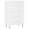 vidaXL Highboard hvit 57x35x90 cm konstruert tre